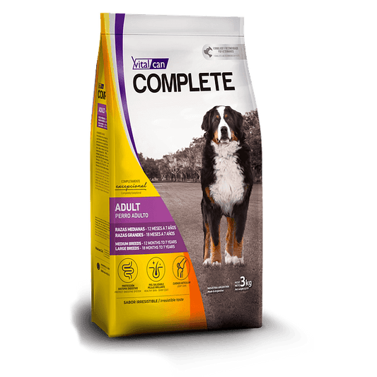 COMPLETE PERRO ADULTO RAZA MEDIANA Y GRANDE 20 KG