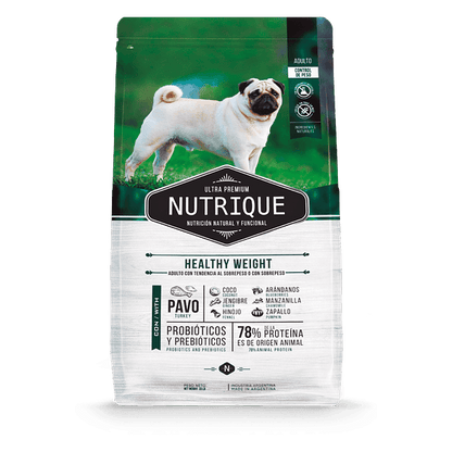 Nutrique Healthy Weight Perro 15 kg – Nutrición Especial para Perros con Peso Saludable